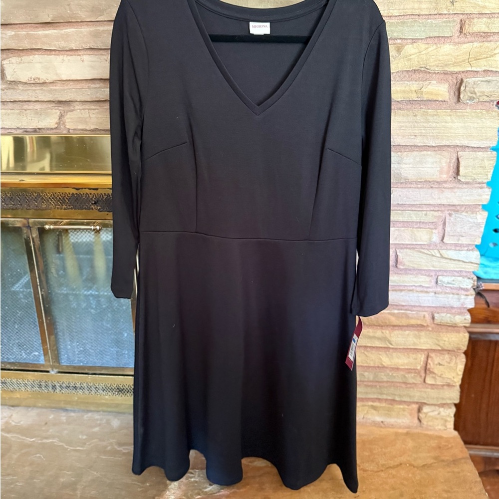 Merona Black Long Sleeve Dress